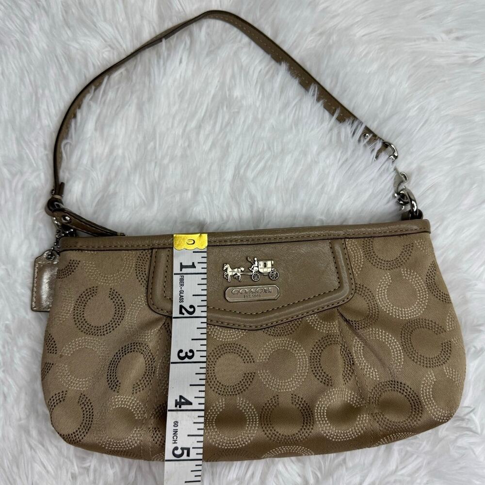 COACH y2k Signature Canvas Wristlet Mini Purse - Picture 8 of 8